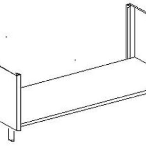 Elementi Tavoli su Fianchi INOX Senza Piano Superiore
