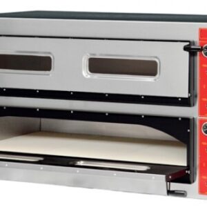 Forno Elettrico INOX per Teglie a 2 Camere di Cottura - Serie BAKE6040