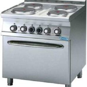 Cucine Elettriche 4 Piastre Tonde con Forno Elettrico - Serie 700