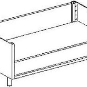 Elementi Tavoli a Giorno INOX Senza Piano Superiore