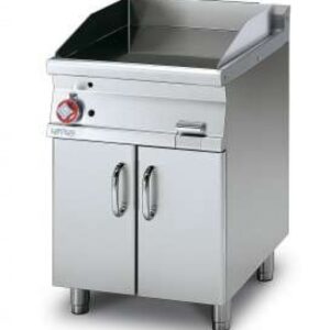 Fry-Top a Gas su Mobile piastra in acciaio - Serie 700