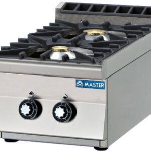 Piani di Cottura INOX a Gas 2 Fuochi - Serie 900