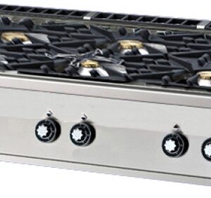 Piani di Cottura INOX a Gas 6 Fuochi - Serie 900