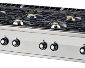 Piani di Cottura INOX a Gas 8 Fuochi - Serie 900