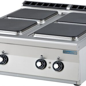 Piani di Cottura INOX Elettrici 4 Piastre - Serie 900